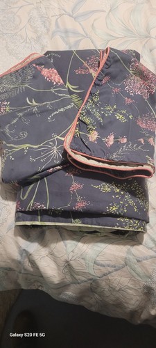 Dorma navy winter - navy, garden